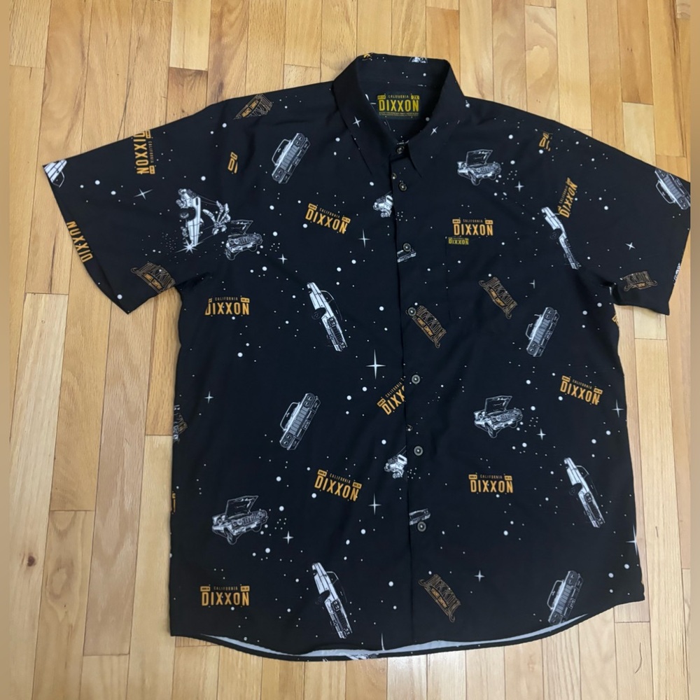 Dixxon Flannel Born In California The Impala Party Shirt Men’s Size 2XL - Picture 2 of 7